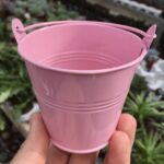 Vaso Redondo Metálico 'pink'