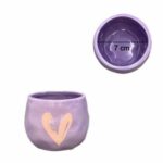 Vaso cerâmico redondo